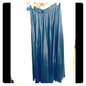 XPRSO Black Broomstick Skirt